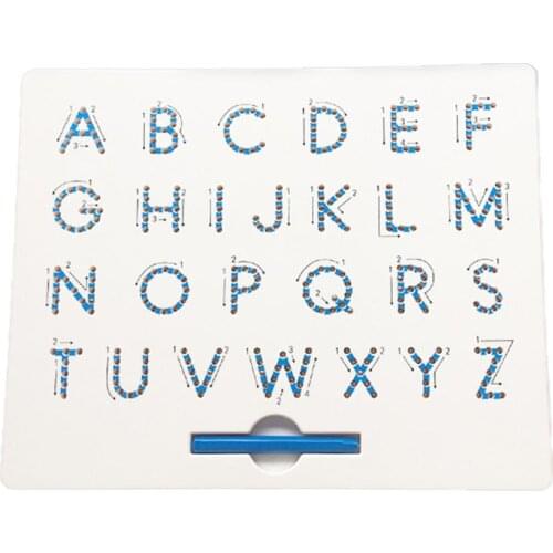 Kids Magnetic Drawing Board ABC Letters Learning Education Erasable Doodle Plate New