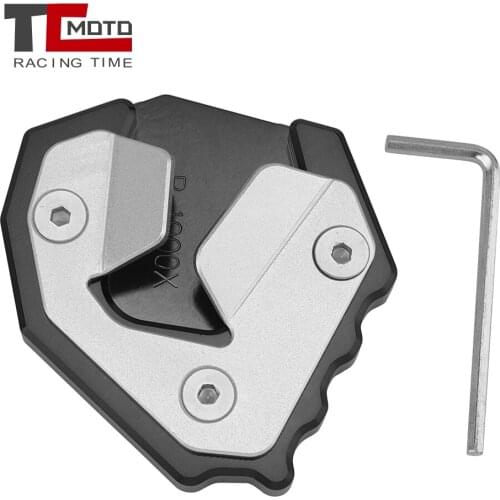 For BMW S1000XR S1000 XR S 1000 XR K10 K49 2015-2018 CNC Side Stand Enlarger Plate Kickstand Enlarge Motorcycle Accessories