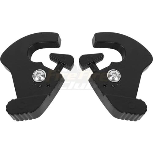 For Harley Electra Road Street Glide Road King Detachable Rotary Sissy Bar Luggage Rack Docking Latch Clips Left&Right