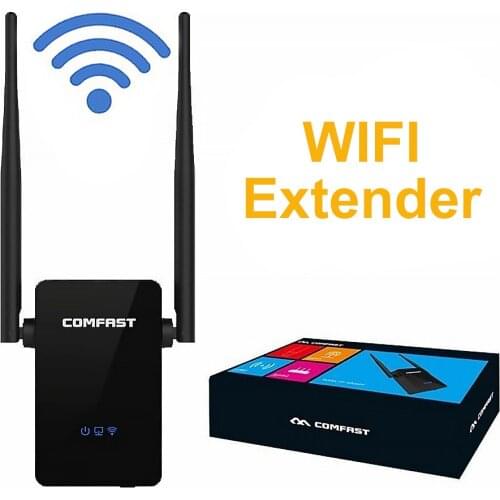 Dual Antenna Wifi Repeater Wifi Signal Extender Router Wireless Signal Booster Amplifier
