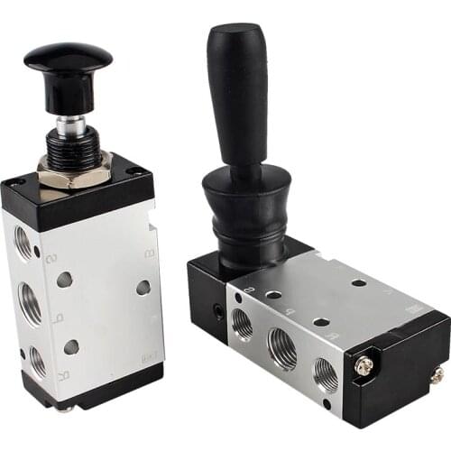 Two-Position Five-Port AirTAC type Manual Valve 4H210-08/4mh 10-10/4H410-15 Hand Valve Pneumatic Control Valve 4H210
