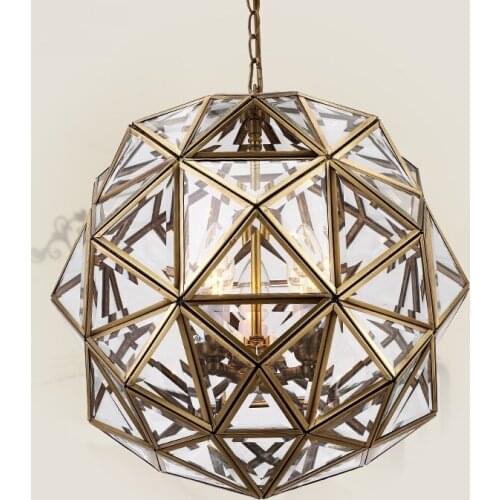 European Bronze Chandelier Corridor Light Bedroom Channel Polygon Spherical Fairway Aisle Study Chandelier LU623 ZL128 YM