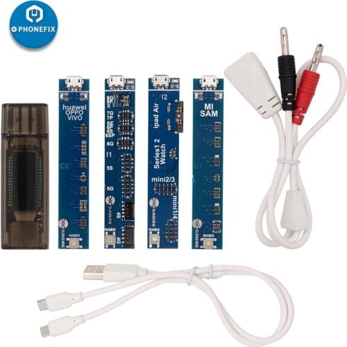 RL-909C Battery Activation Board with USB Digital Display Tester Fast Charging For iPhone 8/8 Plus/X/XR/XS/MAX for Android Phone