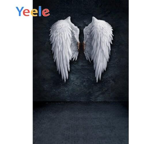 Yeele Brick Wall Old White Wings Floor Scene Photography Background Home Decor Customized Photographic Backdrop For Photo Studio