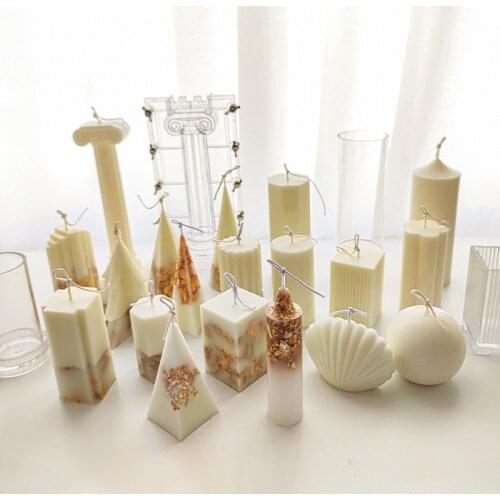 1Pcs Aromatherapy Ice Flower Embossed Candle Mold Durable Acrylic Plastic Candle Mould DIY Handmade Decoration Supplies Tool