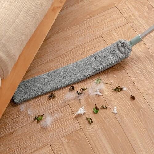 Long handle Bedside Dust Brush Mop Flexible Dust Brush for Sofa Gap Extensible Dust Cleaner Household Cleaning Tools