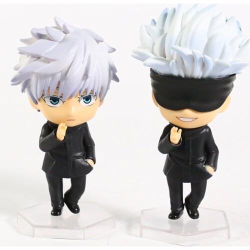Jujutsu Kaisen Gojo Satoru Q Version Dolls PVC Figure Collectible Model Toys Brinquedos Gift