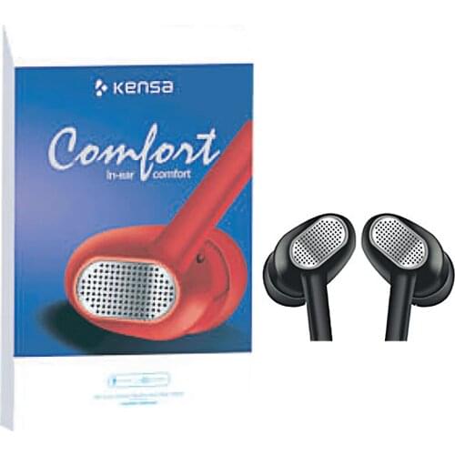 KA-165 Wired Headset Earbuds White In-Ear Earphone With Microphone Portable High-Quality Earphone