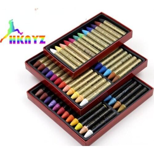 1sets MUNGYO 12/24 colors Oil Pastel water soluble crayon color colorful stick water soluble oil painting stick Art Drawing