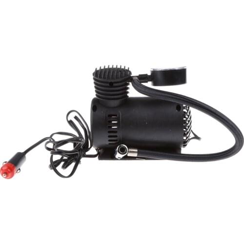 Mini Portable Air Compressor Wheel Automatic Pump Inflator Car Auto Accessory DC 12V
