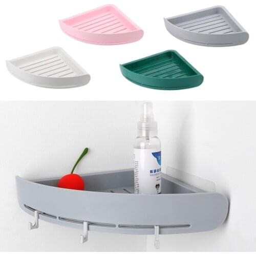 Multifunction Shower Storage Shampoo Holder Bathroom Shelf Organizer Wall Holder Corner Shelf Plastic Storage Holder