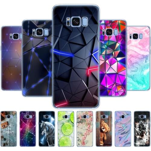 Soft silicon TPU case For Samsung Galaxy S8/S8 PLUS Case Cover For Samsung S8/S8 plus Phone shell protective coque