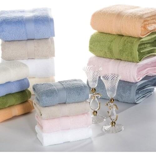 Brand New 100% Cotton Soft Cozy Large Towel Super Absorbent Quick Drying Face/Bath Towel for Home Hotel Beach Outdoor