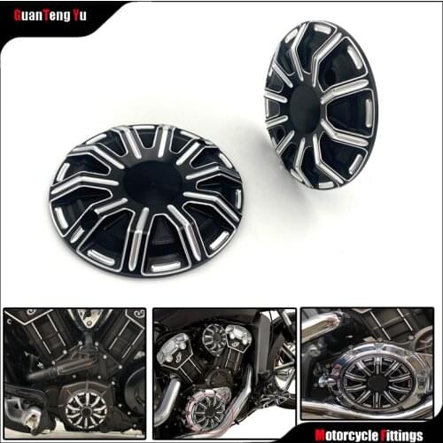 Fit for Indian Scout Sixty Bobber 2015-2020 New Aluminum personalized decoration engine clutch cover brake fluid reservoir cover