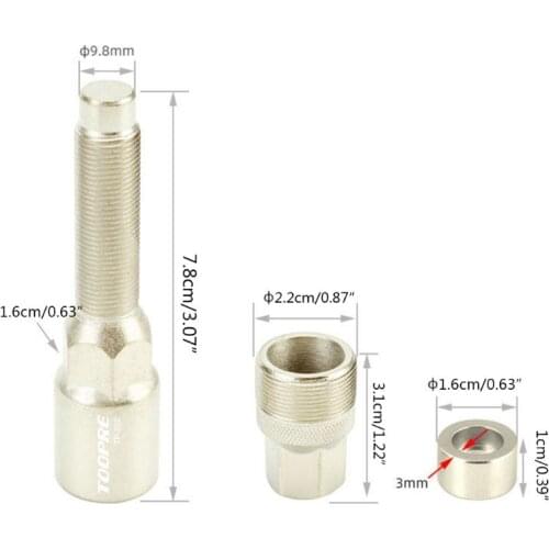 Portable Crank Wheel Puller Bike Repair Extractor Bicycle Crankset Pedal Remover Cycling Maintenance F2TC