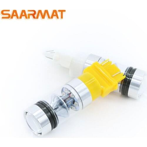 SAARMAT 2x Canbus 3157 P27/7W T25 For SHARP Chips LED Bulbs for Backup, Front/Rear Turn Signal Tail Brake Stop lights,DRL Lights