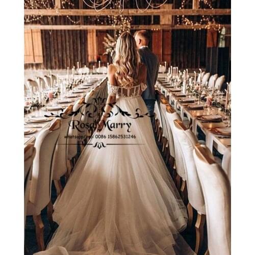 Modest Plus Size Country Beach Wedding Dresses 2020 A Line Off Shoulder Vintage Lace Boho Greek Vestido De Novia Bridal Gowns
