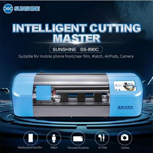 SUNSHINE SS-890C intelligent precision cutting machine for mobile phone lcd screen protect film cutting