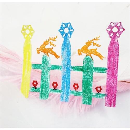 Fence Snowflake Fawn metal Carbon Steel Cutting Dies for DIY Scrapbooking Album Paper Cards Decorative Crafts Embossing Die Cuts