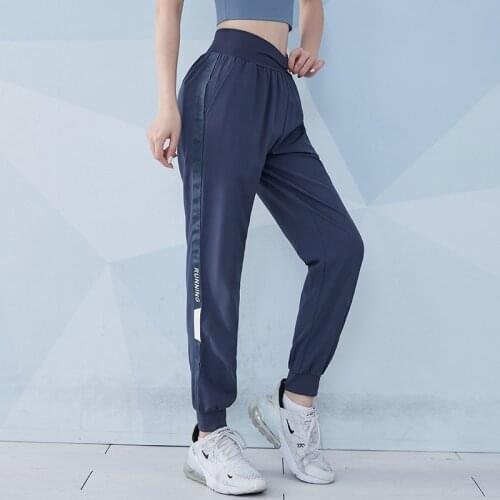 Vansydical Women Loose Sport Running Sweatpants Fitness Training Pants Womans Straight Trousers Tracksuit Jogging Sportswear