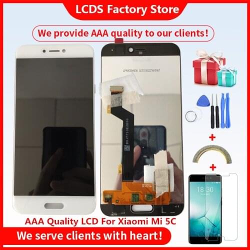 AAA Quality LCD With Frame For Xiaomi MI 5C LCD Display Screen For Xiaomi MI 5C LCD With Frame Screen Display 10-Touch