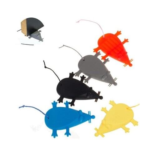 1Pc Cartoon Silicone Door Plug Windbreak Anti Folder Hand Door Resistance Door File Mouse Safety Door Stop Wedge Home Decoration