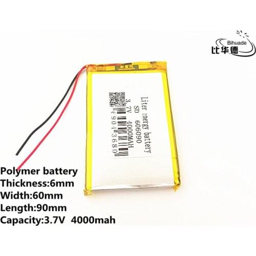10pcs/lot Liter energy 3.7V dual engine N70HD 606090 built-in 4000mAh polymer lithium batteries