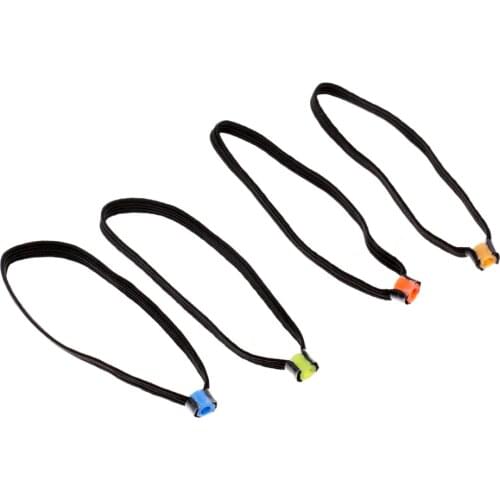 4 pcs Tippet Spool Tenders With Elasticity Tippet Rings Fish Wire Loop Fly Fishing Accessory Different Colour