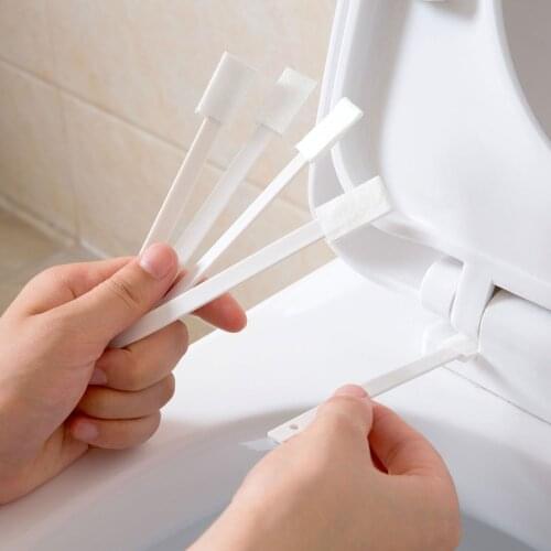 7Pcs Japanese Toilet Brush With Magic Sponge Computer Toilet Corner Cleaning Washing Brush Bathroom Cleaner Tools