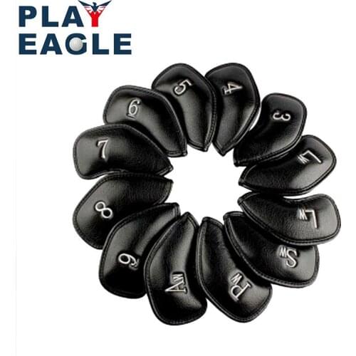 Golf Irons PU Leather Iron Head Golf Club Heads Cover