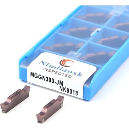 10pcs MGGN150 MGGN200 MGGN250 MGGN300 MGGN400-JM NK9018 CNC Lathe Tool Carbide Grooving Insert Machine tool Cutting Turning Tool