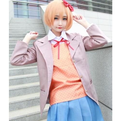 Doki Literature Club Monika Cosplay Sayori Yuri Natsuki Cosplay Costume