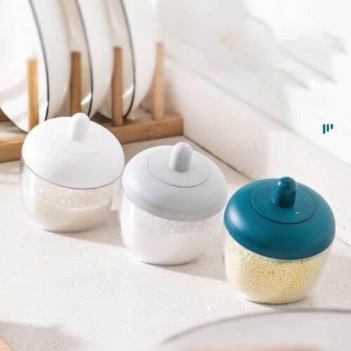 Reusable Food Bottles Organizer Kitchen Seasoning Salt Sugar Jar Storage