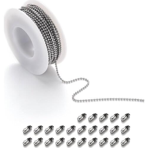 304 Stainless Steel Beads Waist Buckle Ornament Accessories Set Handmade Necklace Ingredients Jewelry Findings Dummy Gold Chain