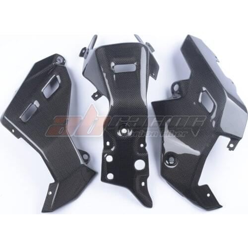 Belly Panel Lower Side Fairings Cover Carbon Fiber For DUCATI Ducati Multistrada 1200 2017-2019