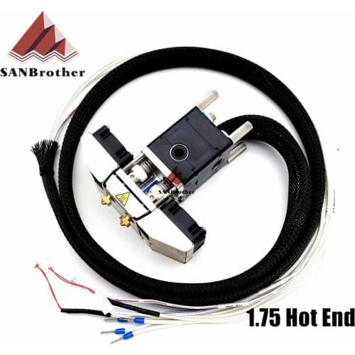 Newest 2017 Cheaper Ultimaker 2+ UM2+ Extended 3D Printer Part Dual Nozzle Olsson block Hotend Header Head for 1.75mm filament
