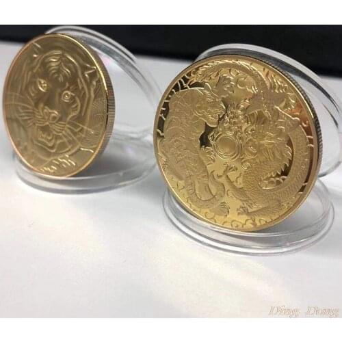 Year of Tiger Commemorative Coin Collection Chinese Zodiac Tiger Year Coins 2022