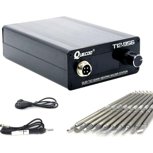 T12-956 Soldering Station Electric Soldering iron OLED Digital 1.3inch with 907 handle and T12 soldering iron tips