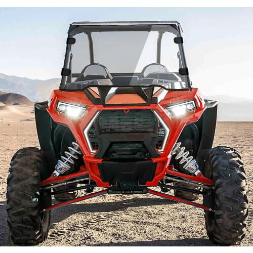 Front Clear Full Windshield Compatible with 2014-2018 Polaris RZR 900 XP1000 XP4 1000 UTV Heavy Duty PMMA Scratch Resistant