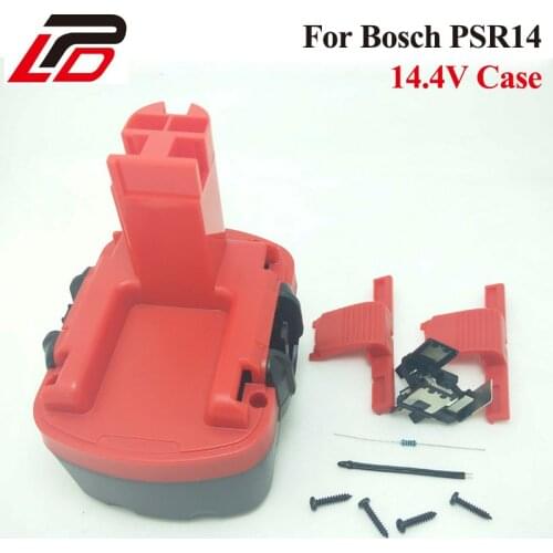 Power tool battery plastical case (No battery cells) for Bosch 14.4V GSR GDS PSR 14 VE-2 GLI Replacement Shell