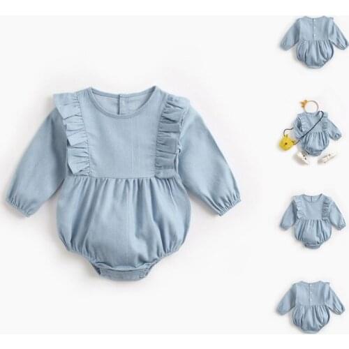 Боди с длинным рукавом для малышек Qianquhui China At AliExpress