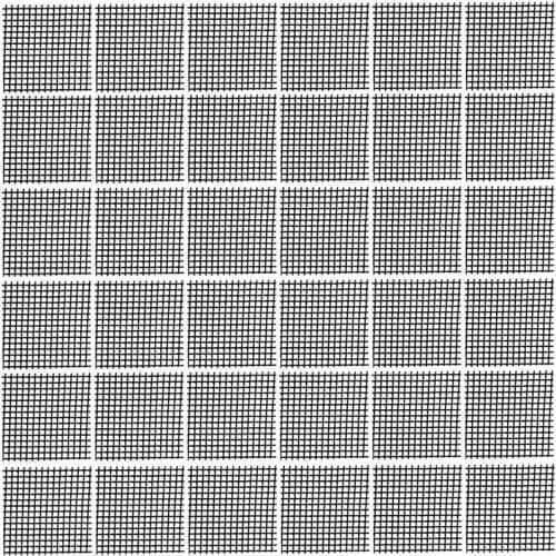 50 Pcs 5 X 5Cm Flower Pot Hole Mesh Pad Bonsai Pot Bottom Grid Mat Mesh Gardens Drainage Mesh Hole Screens