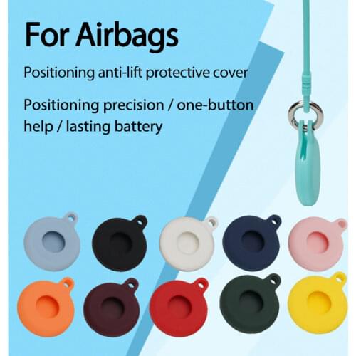 Silicone Protective Cover For Apple Airtags Locator Tracker Anti-lost Storage Silicone Protective Cover For Apple Airtags