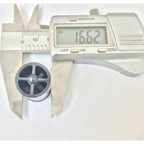 Turbine and Sleeve Spare Part for USC-HS43TB OD 17mm length 33mm hall effect water flow sensor turbine flow meter sensor