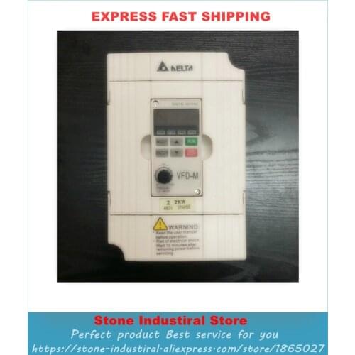 VFD022M43B New AC 2.2Kw 3HP 5A 400HZ Drive 3 Phase 380V