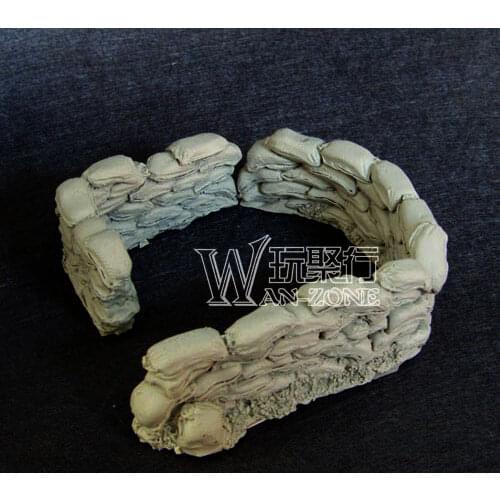 1: 35 Resin Sandbag Wall D Combination Scene Fitting Model