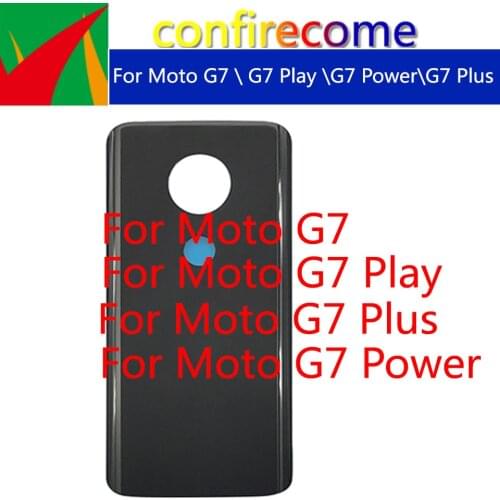 10Pcs\Lot Replacement For Motorola Moto G7 Play Power Plus Battery Back Cover Rear Housing Cover Case Chassis Shell