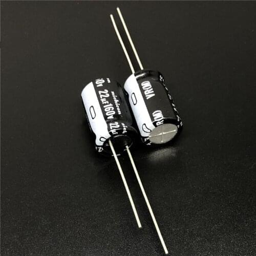 5Pcs/50Pcs 22uF 160V NICHICON VR Series 10x16mm 160V22uF Aluminum Electrolytic Capacitor