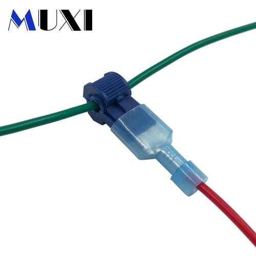 MUXI 50PCS (25PAIRS) Quick Electrical Cable Connectors Snap Splice Lock Wire Terminals Crimp