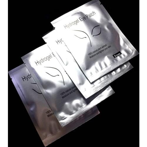 50pcs Eyelash Extension Hydrogel Eye Patch Graft eyelash Anti-wrinkle Eye Pads Paper Grafted Lash Stickers
